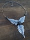 Image of Kinetic Autumn Fern Beach Stone Statement Necklace