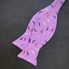 Pink Bats Bow Tie