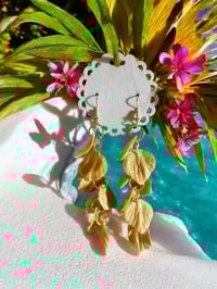 Image 1 of Floral Pedal Danglies 