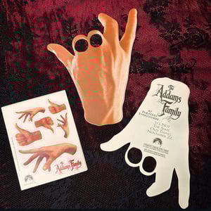 Image of 1992 The Addams Family Promo ‘Thing’ & Stickers