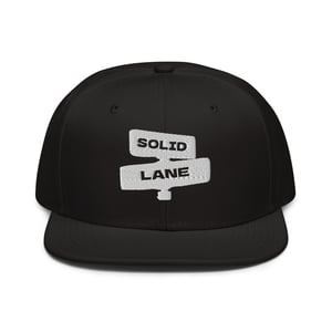 Image of White Solid Lane Snapback