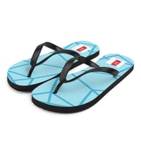 Image 2 of BLIZZARD BLUE GEM FLIP FLOPS