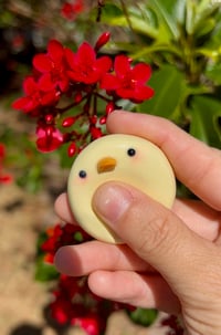 Image 1 of Pocket Pals- Benny the Duck Handmade Polymer Clay Worry Stome for Comfort & Stress Relief