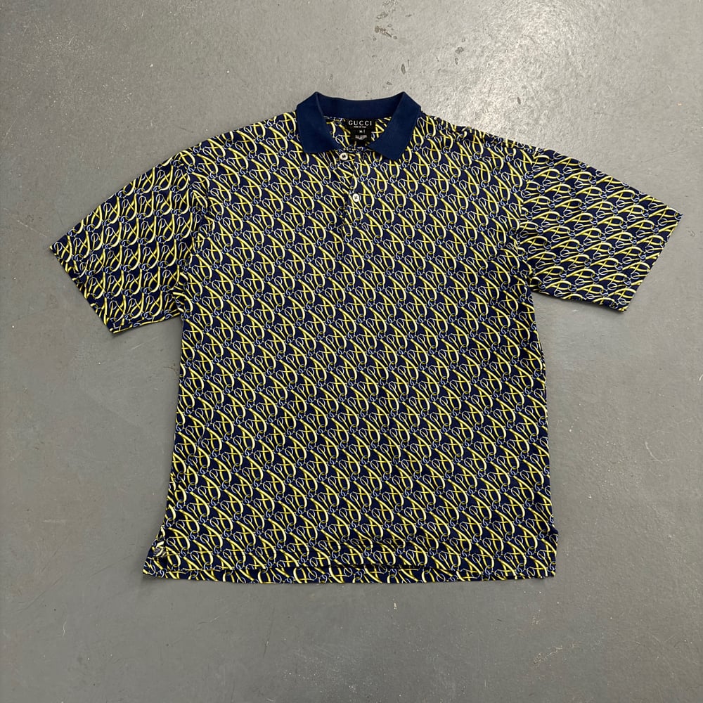 Image of 1990s Gucci polo shirt, size large