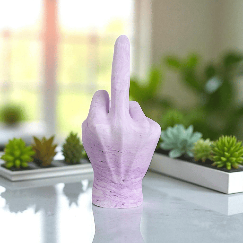 Image of Light Purple Mini Middle Finger