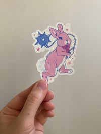 Bunny Flail Sticker
