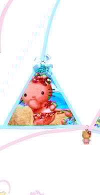 Image 3 of Diver swimming with tropical fish hellokitty