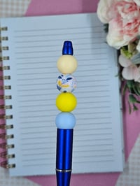 Image 2 of Blue and Yellow Floral Pen