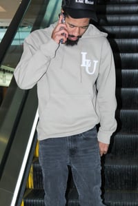 Image 2 of Beige "LU" Hoodie 