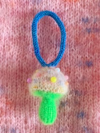 Image 9 of Sofie and Iris Colorful Handknitted Textile Ornaments