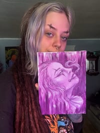 Image 1 of Clown Girl Speed Painting (Oil on Canvas) 
