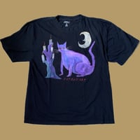 Cat Candle Tree Dickies Tee 