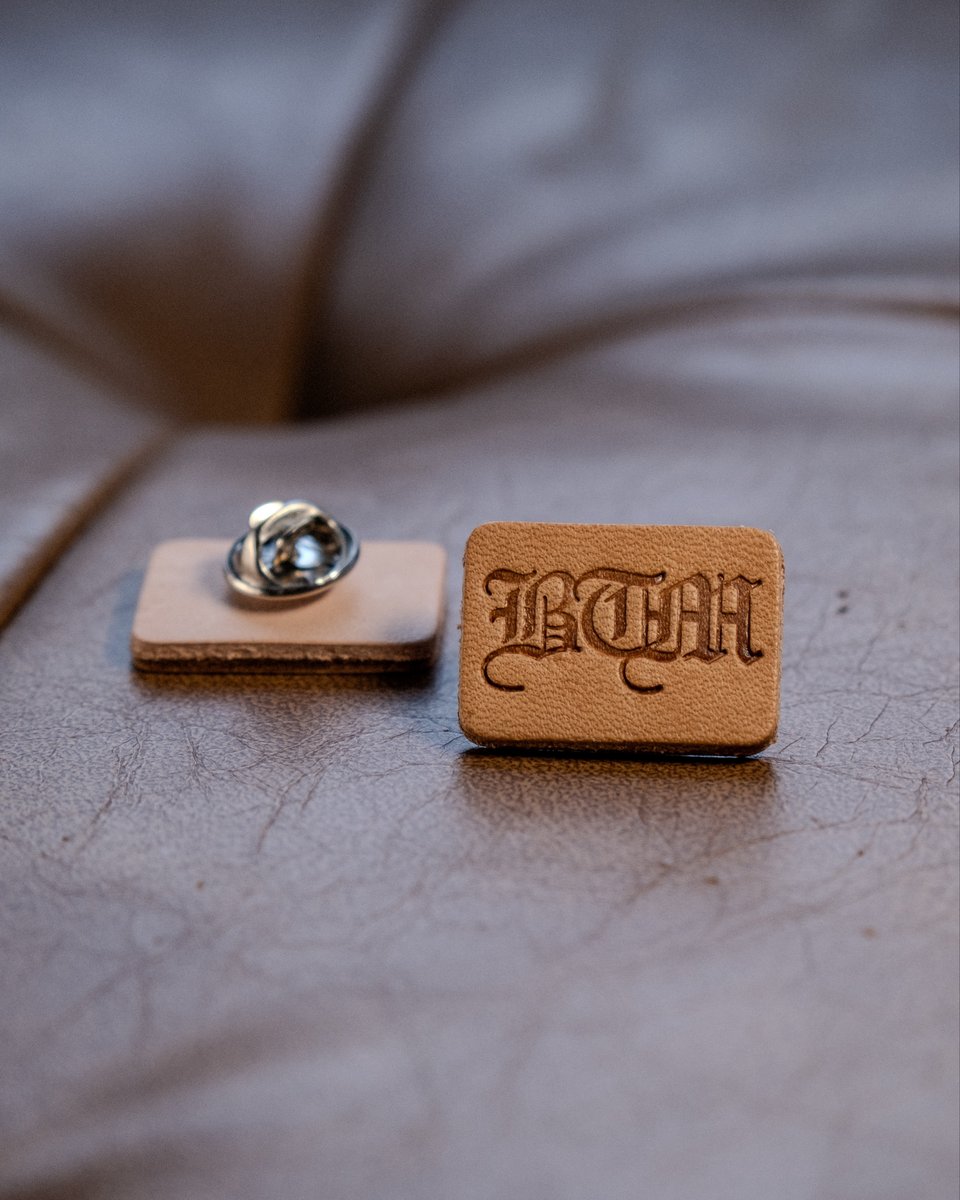 Custom Leather Pin | loathedintheusa