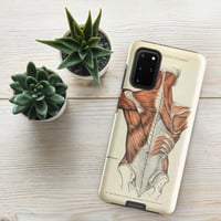 Image 14 of Antique Anatomical Illustration Human Posterior Musculature Tough case for Samsung®