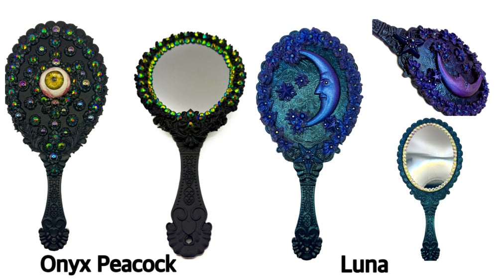 Image of Frosted Hand Mirror