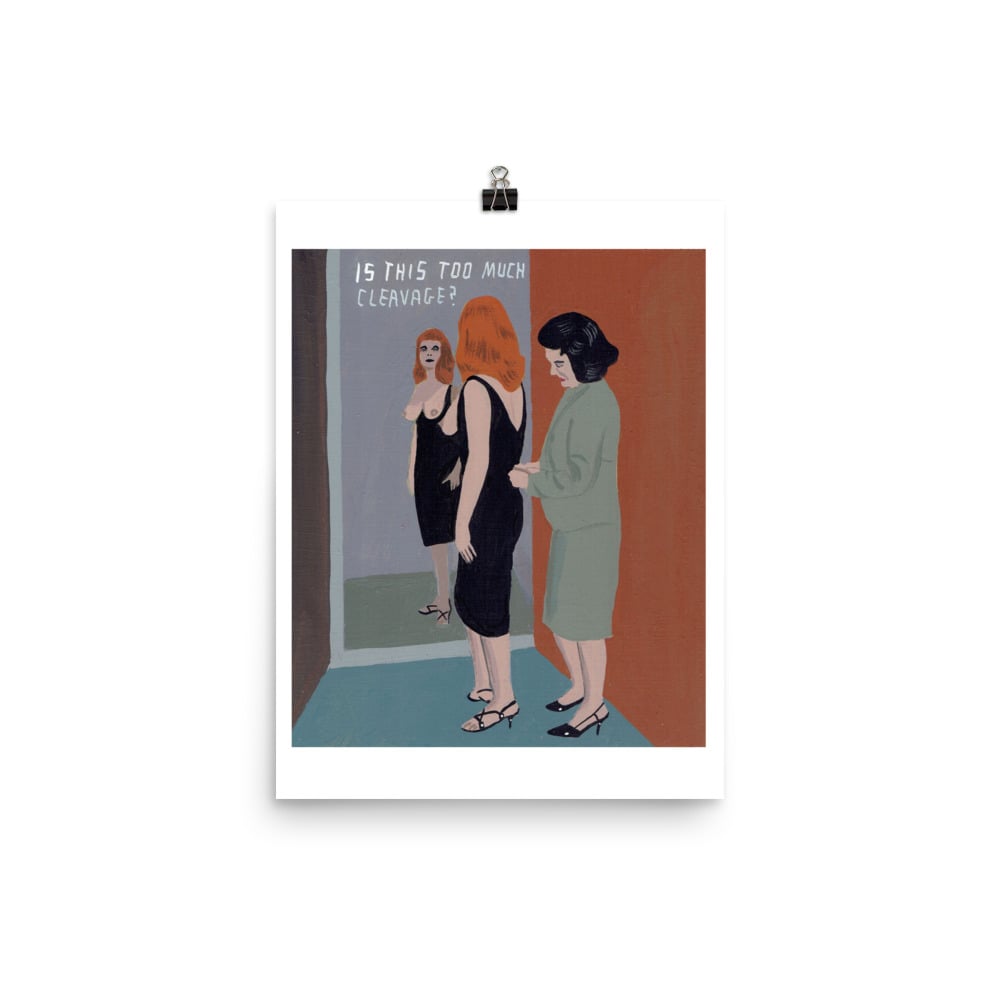 Image of IS THIS TOO MUCH CLEAVAGE POSTER