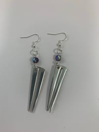 Fork tine earrings 