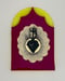 Image of Sacred Heart Arch Magenta/Fluoro Yellow/Gold leaf 