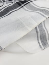 Image 5 of  Original @hirbawi keffiyeh with hand stitched Palestine Poppy embroidery