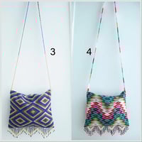 Image 3 of Huichol beaded bag 