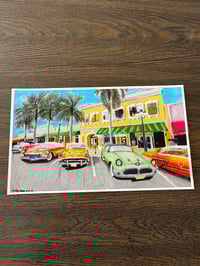Downtown Car Show Print