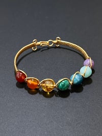 Image 3 of Seven Chakras Rainbow Lucky Bracelet