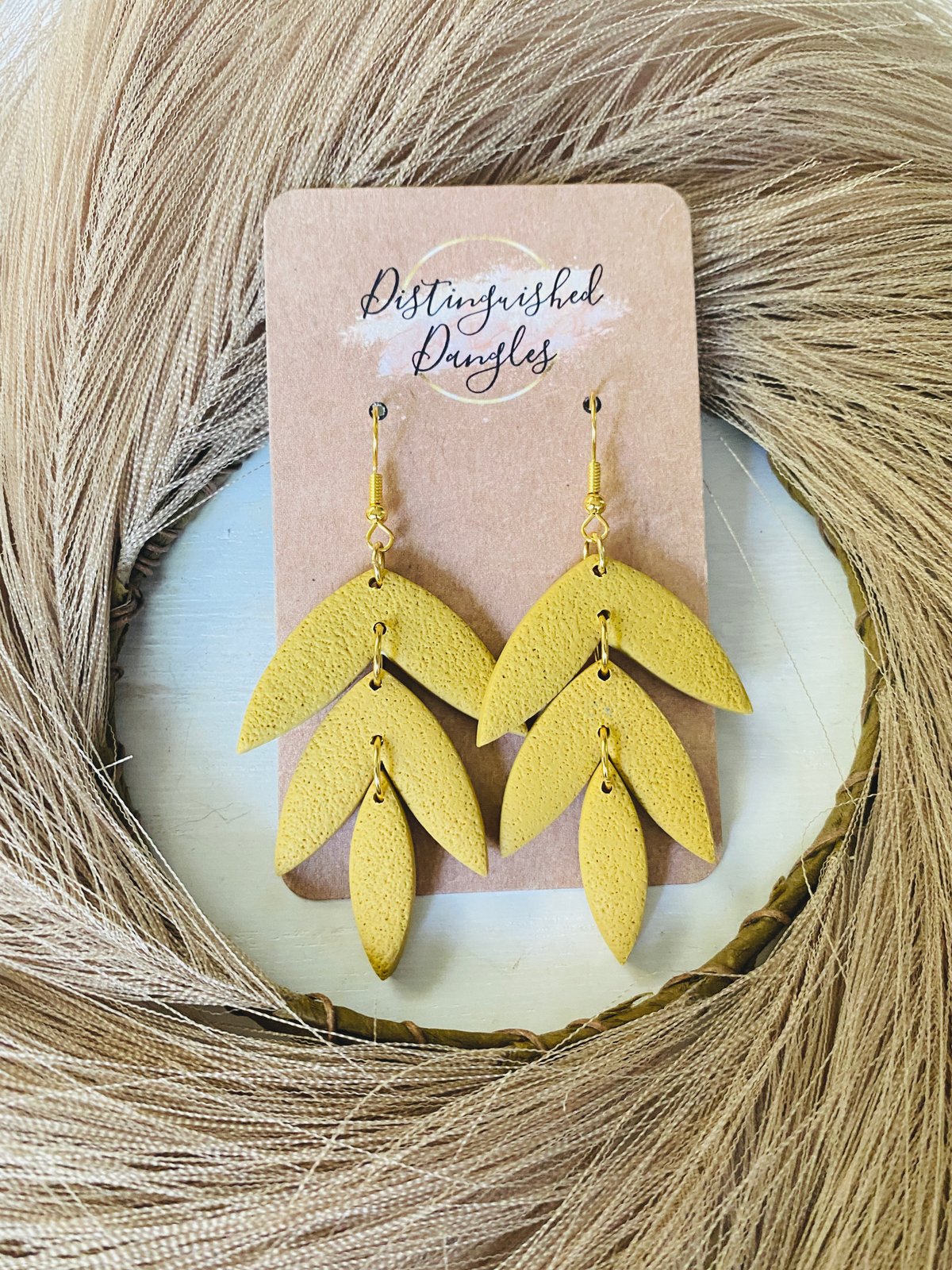 Olivia Earrings - Statement Tagua Nut Jewelry from Ecuador