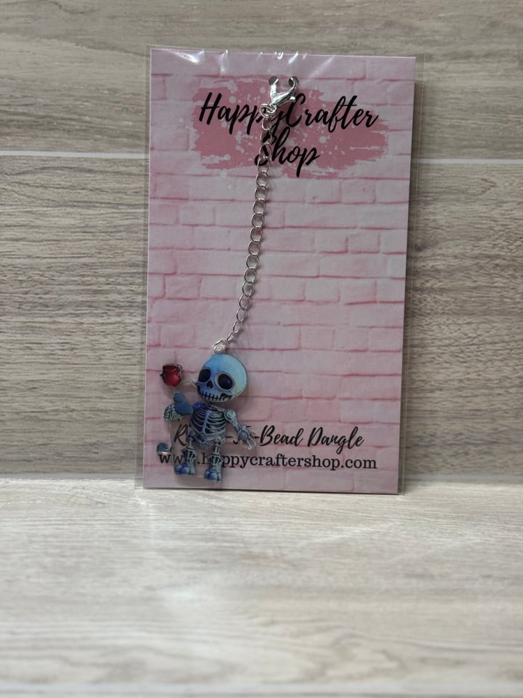 Image of Ready-To-Bead Dangle  -  Skeleton (SILVER)