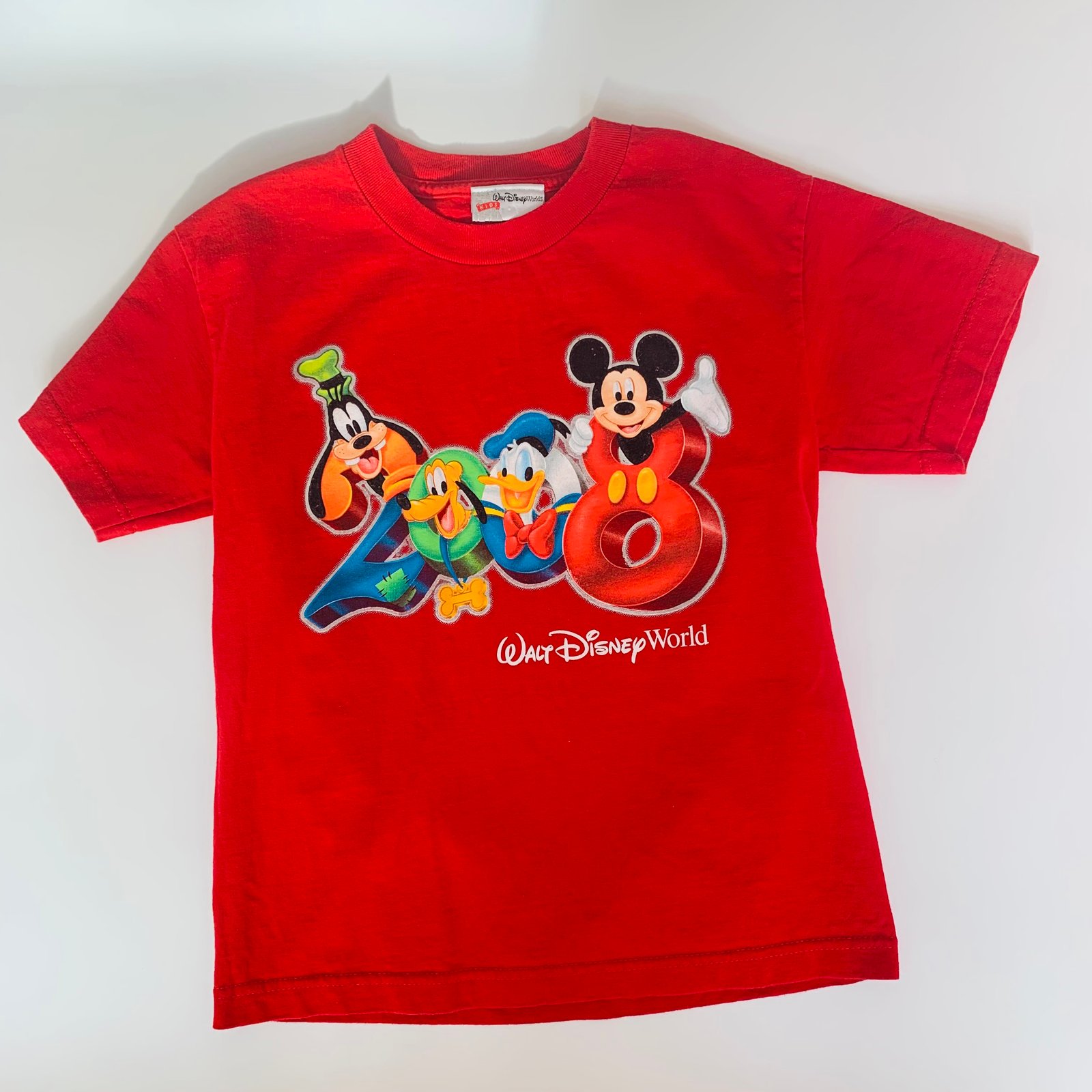 Red Disney t shirt size 9-10 years | The little Swap Shop