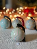 Marbled Ornaments - Yuletide