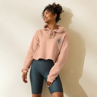 Imagination is Infinite Crop Hoodie 