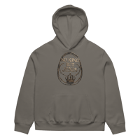 Image 2 of Oversized heavyweight hoodie (NO KING BUT JESUS)