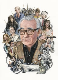 Image 1 of A TRIBUTE TO MARTIN SCORSESE signed print