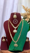 Regal White Stone Semi Bridal Set