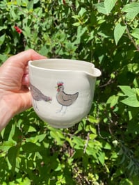 Image 1 of Medium Hen Decorated Jug