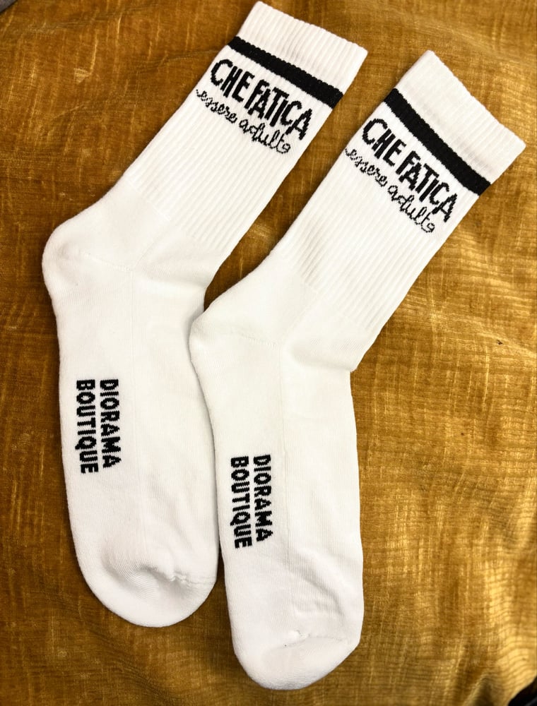 Image of CHE FATICA essere adultƏ socks