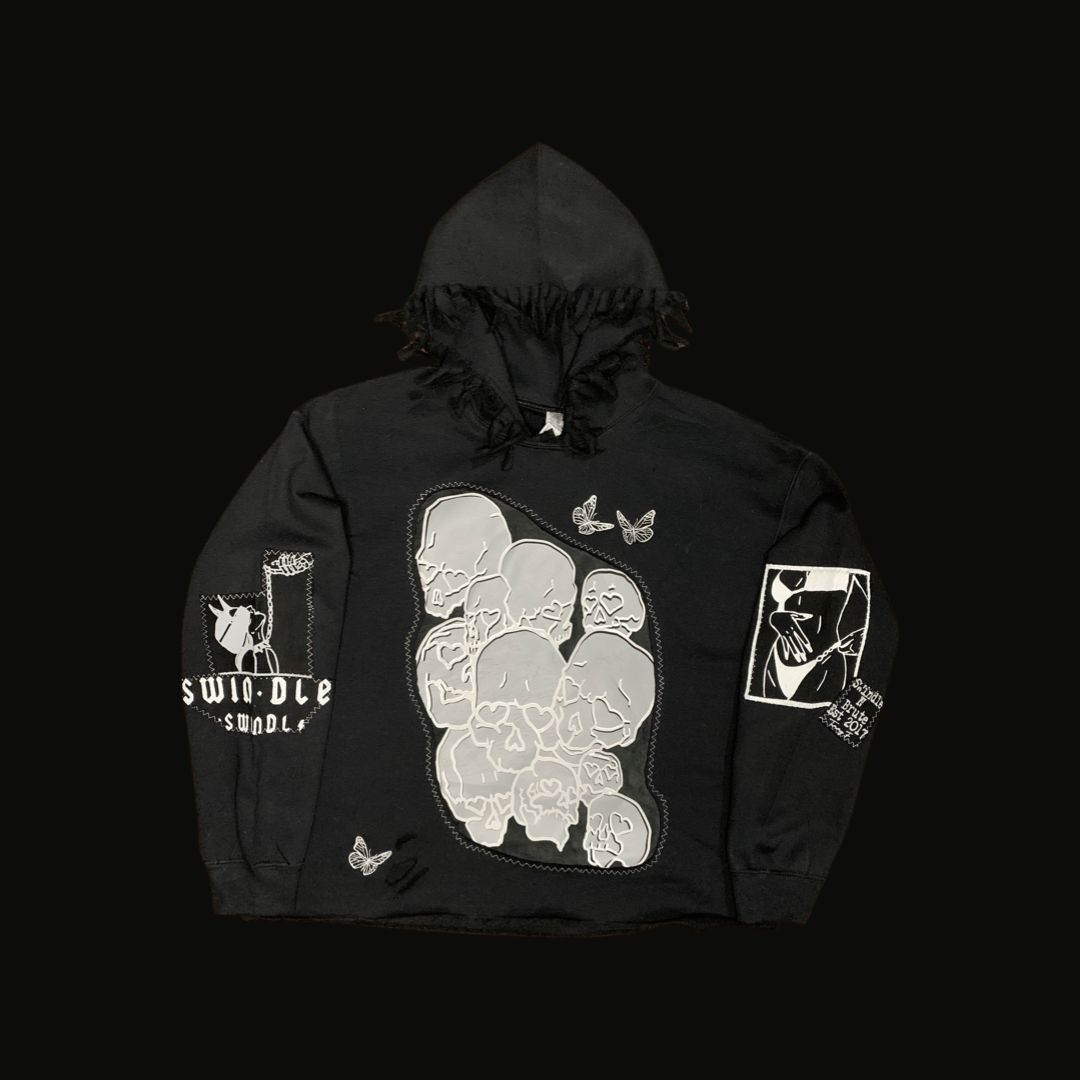 Black Moon Dead Lovers Hoodie | SwindleAndBruteInc