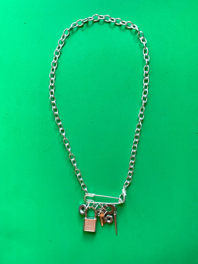 Crow Collector Charm Necklace