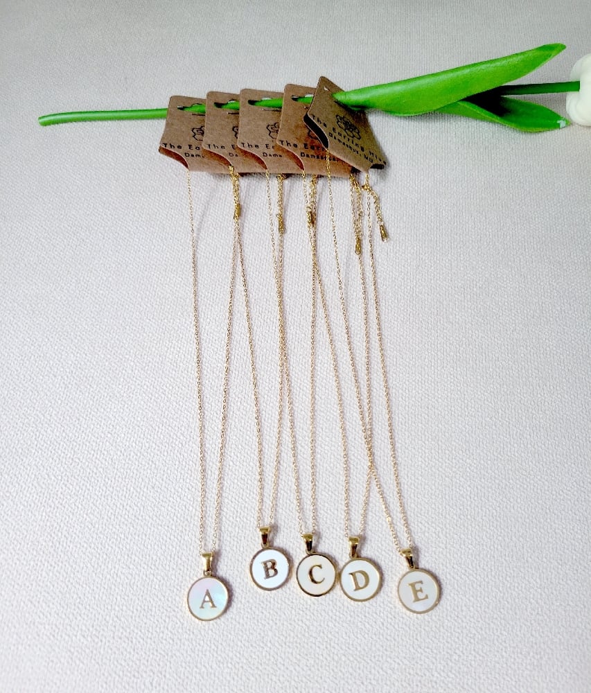 Image of Shelly Letter Necklace 