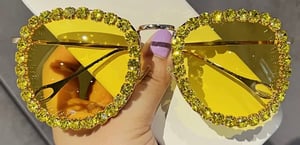 Glasses 2 Options- Bling Shades /Double Bridge Glasses For Women