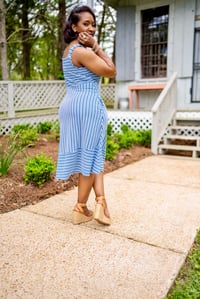 Image 2 of Double Striped Dress w/pockets