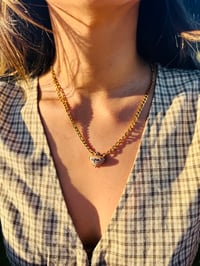 Image 2 of Green sparkle opal necklace 