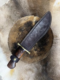 Image 2 of Damascus Bowie knife 