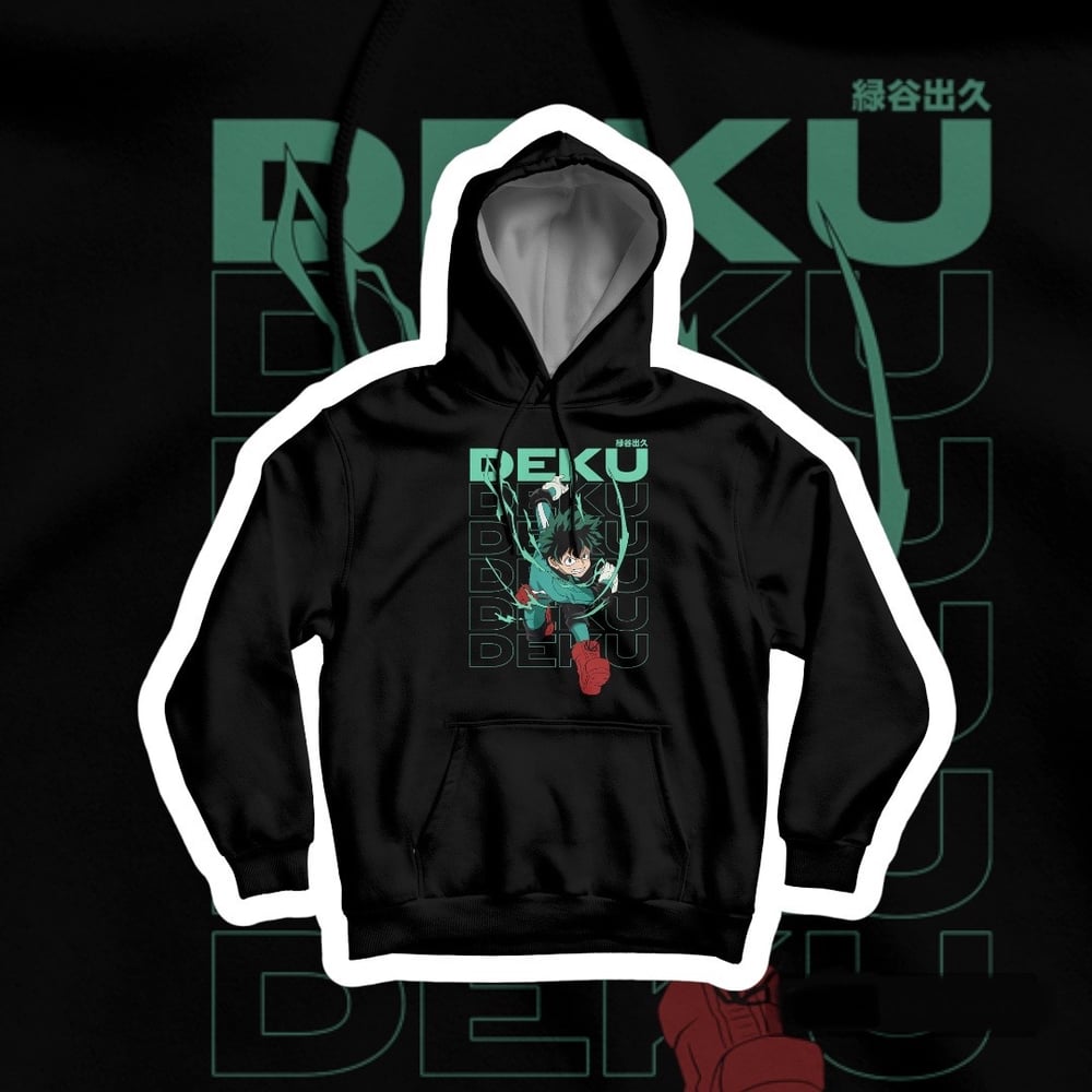 Image of IZUKU MIDORIYA (DEKU) 'My Hero Academia' Hoodie