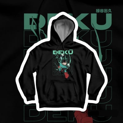 Image of IZUKU MIDORIYA (DEKU) 'My Hero Academia' Hoodie