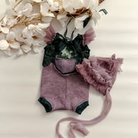 Image 3 of Newborn photoshooting set |  Zelda | purple | green