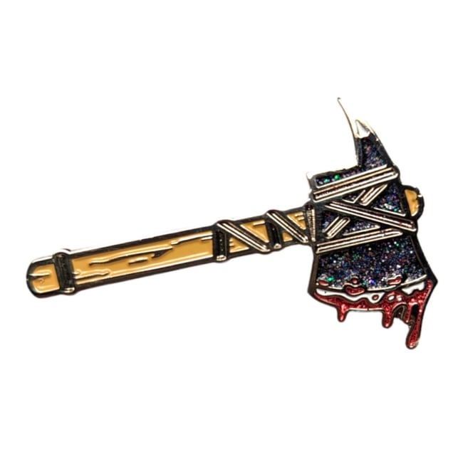 Brave Heart Pin - Black Hearted