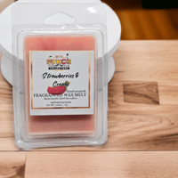 Image 1 of Strawberries & Cream Wax Melt