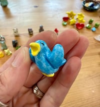 Image 2 of Joyful Blue Bird Ceramic Figurine - Free Shipping in Contiguous US