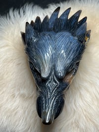 Image 6 of Wolf Agate Carving #2266